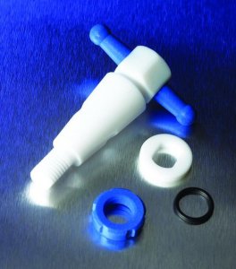 Pyrex straight bore plug assembly, PTFE CLS76814-1EA
