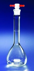 Pyrex volumetric flask with PTFE stopper CLS564450-12EA