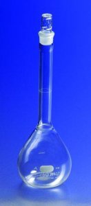 Pyrex volumetric flask, certified and serialized, with Pyrex ST stopper CLS5680100-1EA