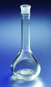 Pyrex wide mouth micro volumetric flask with Pyrex ST stopper CLS5635250-6EA