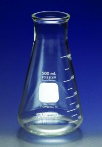 Pyrex wide-mouth Erlenmeyer flask 