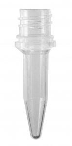 Screw cap tubes without caps, conical bottom AXYST45