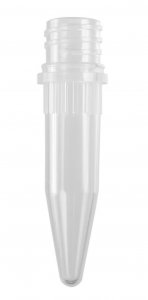 Screw cap tubes without caps, conical bottom AXYST150