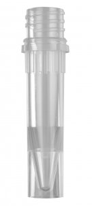 Screw cap tubes without caps, conical bottom, self-standing AXYST150SS