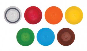 Screw caps with O-rings AXYSCOY