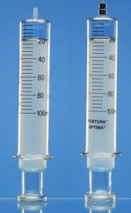 FORTUNA Optima glass syringes with interchangeable components 