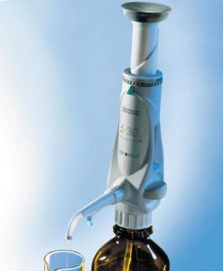 Hirschmann Ceramus bottle-top dispenser, adjustable volume 