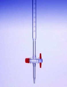 Pyrex Burettes, class AS with PTFE key SLW3295/18AS-1EA
