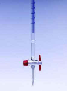 Pyrex Burettes, class B with PTFE key SLW3295/04-1EA