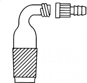 Quickfit right-angle tubing adapter Z322202-1EA