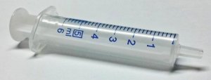 Syringe PP/PE without needle 