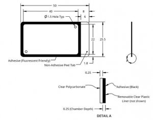 Grace Bio-Labs HybriWell-FL sealing system, Fluor-"friendly" adhesive chamber GBL612201-100PAK