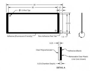 Grace Bio-Labs HybriWell-FL sealing system, Fluor-"friendly" adhesive chamber GBL612202-100PAK