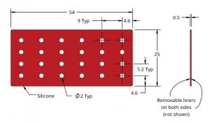 Grace Bio-Labs Press-To-Seal silicone isolator, No PSA GBL664508-25EA