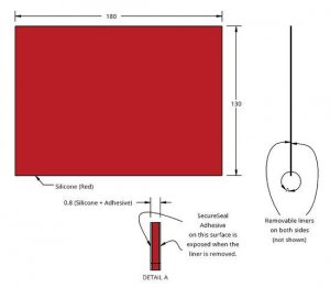 Grace Bio-Labs Press-To-Seal silicone isolator, red silicone sheet GBL666581-5EA