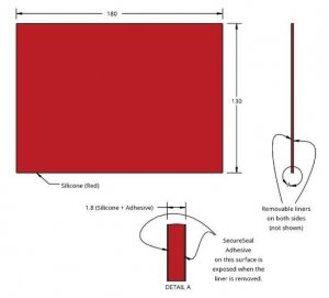 Grace Bio-Labs Press-To-Seal silicone isolator, red silicone sheet GBL666283-5EA