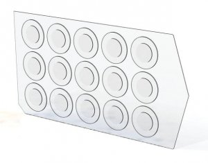 Grace Bio-Labs SecureSlip silicone supported coverglass GBL104212-75EA