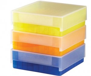81-Well microtube storage box, for 1.5-2.0 mL tubes HS120037