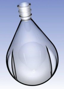 Ace drying flask, pear-shaped, with side indents Z682667-1EA
