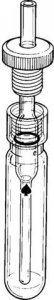 Ace pressure tubes with plunger valves and thermowells Z400416-1EA
