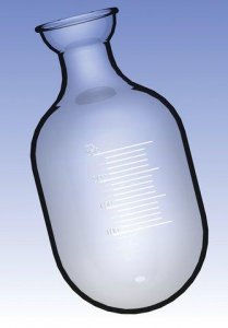 Ace receiving flask for rotary evaporators, graduated, round bottom ACE6893015-1EA