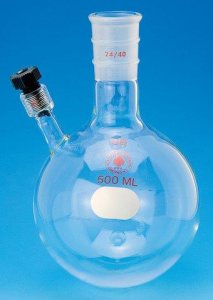 Ace round-bottom flask with threaded side-arm Z137227-1EA