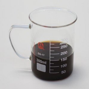 Aldrich glass beaker with handle 