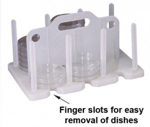 Bel-Art Petri Dish Rack BAF189910000-1EA