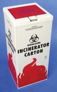 Cover for bio-hazard incinerator carton BAF132040000-1EA