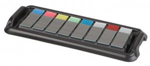 Disposable black slide staining tray HS15951A