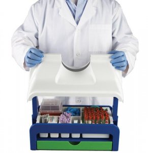 Droplet phlebotomy tray cover for the blood collection tray HS2202