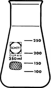Duran Erlenmeyer wide-neck flask 
