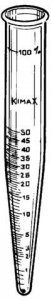 Kimax oil centrifuge tube 