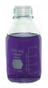 KIMBLE KIMAX Media bottle DWK14396-500-10EA