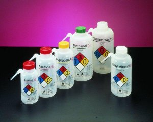 Nalgene vented Unitary safety wash bottle 