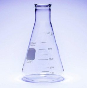 Pyrex Erlenmeyer flask, heavy duty, narrow neck SLW4980-4L-1EA