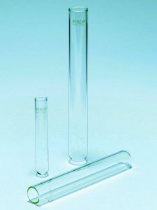 Pyrex Test tubes, without rim, medium wall SLW1622/14M-100EA