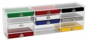 Storage rack for 50 and 100 place microscope slide boxes HS159890B