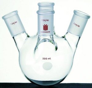 Synthware four neck round bottom flask with angled side necks SYNF221100-1EA