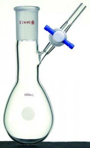 Synthware pear-shaped Schlenk flask with stopcock SYNF901450H-1EA