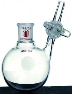 Synthware single neck reaction flask with glass stopcock SYNF531050-1EA