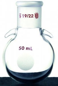 Synthware single-neck round-bottom flask with joint hooks SYNF331410-1EA