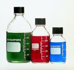 Wheaton media bottles, glass Z364843-24EA