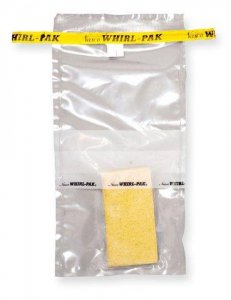 Whirl-Pak Pre-moistened Speci-Sponge Bag WPB01423WA-100EA