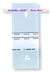 Whirl-Pak Thio-Bag, Waste Water Sampling Bag WPB01040WA-100EA
