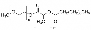 Poly(ethylene glycol) methyl ether-block-poly(D,L lactide)-block-decane 764736-1G