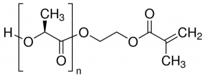 Poly(L-lactide) 2-hydroxyethyl, methacrylate terminated 