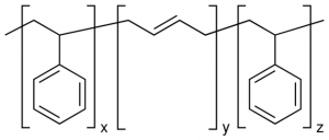 Polystyrene-block-polybutadiene-block-polystyrene 