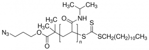 Poly(N-isopropylacrylamide), azide terminated 