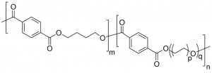 Poly[butylene terephthalate-co-poly(alkylene glycol) terephthalate] 